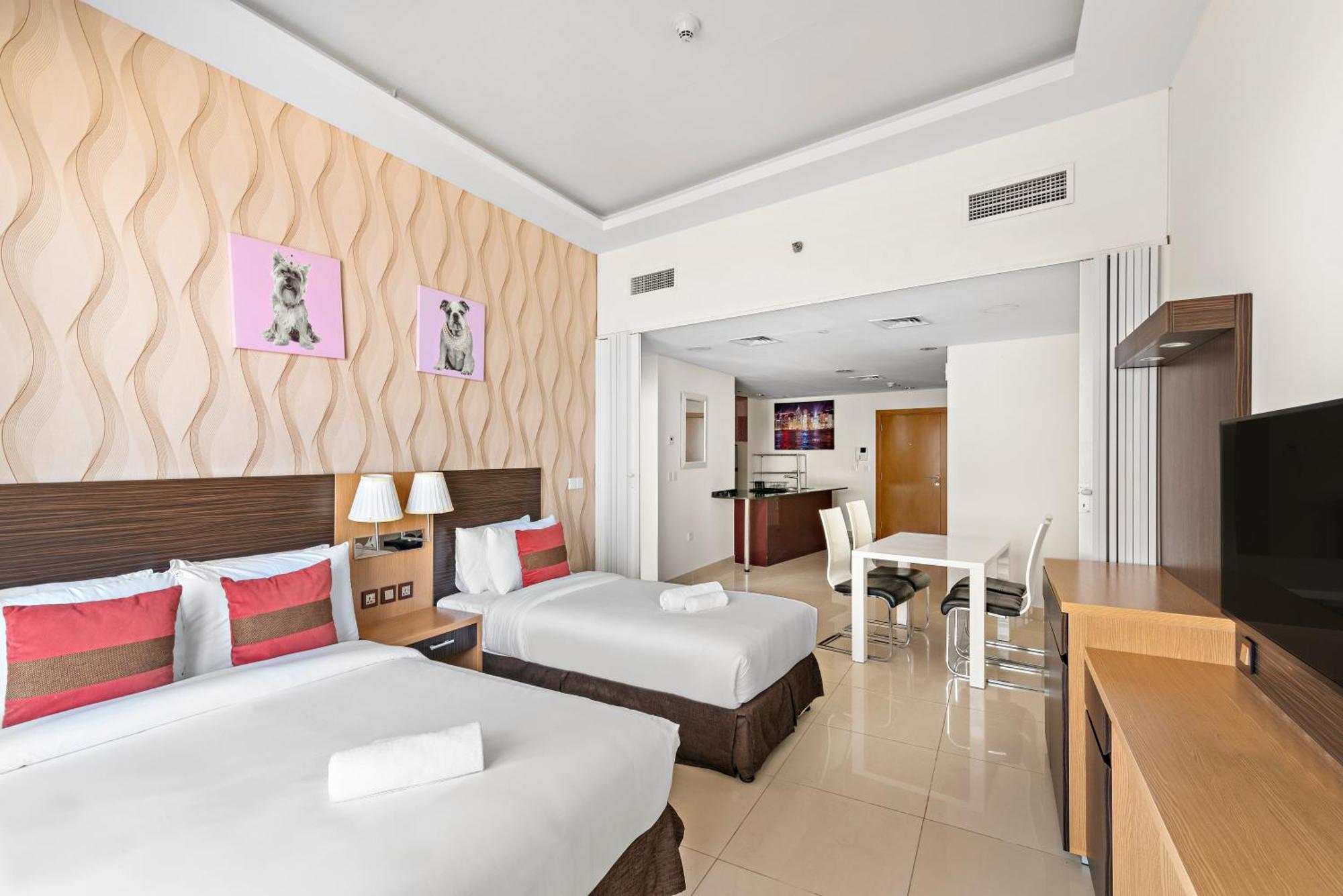 Great 2Br Apt Ocean Heights Dubaj Kültér fotó